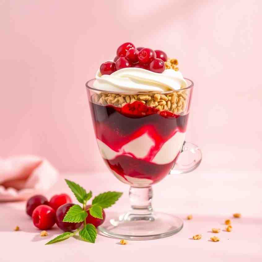 Lingonberry Parfait - A Jam Lover's